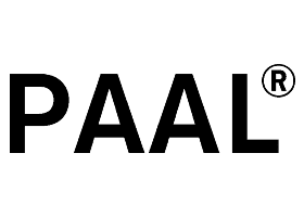 Kadant PAAL GmbH Logo, schwarze Buchstaben PAAL mit dem eingetragenen Warenzeichensymbol ®. PAAL_280x200px.png